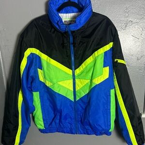 Obermeyer Black and Neon Green Jacket